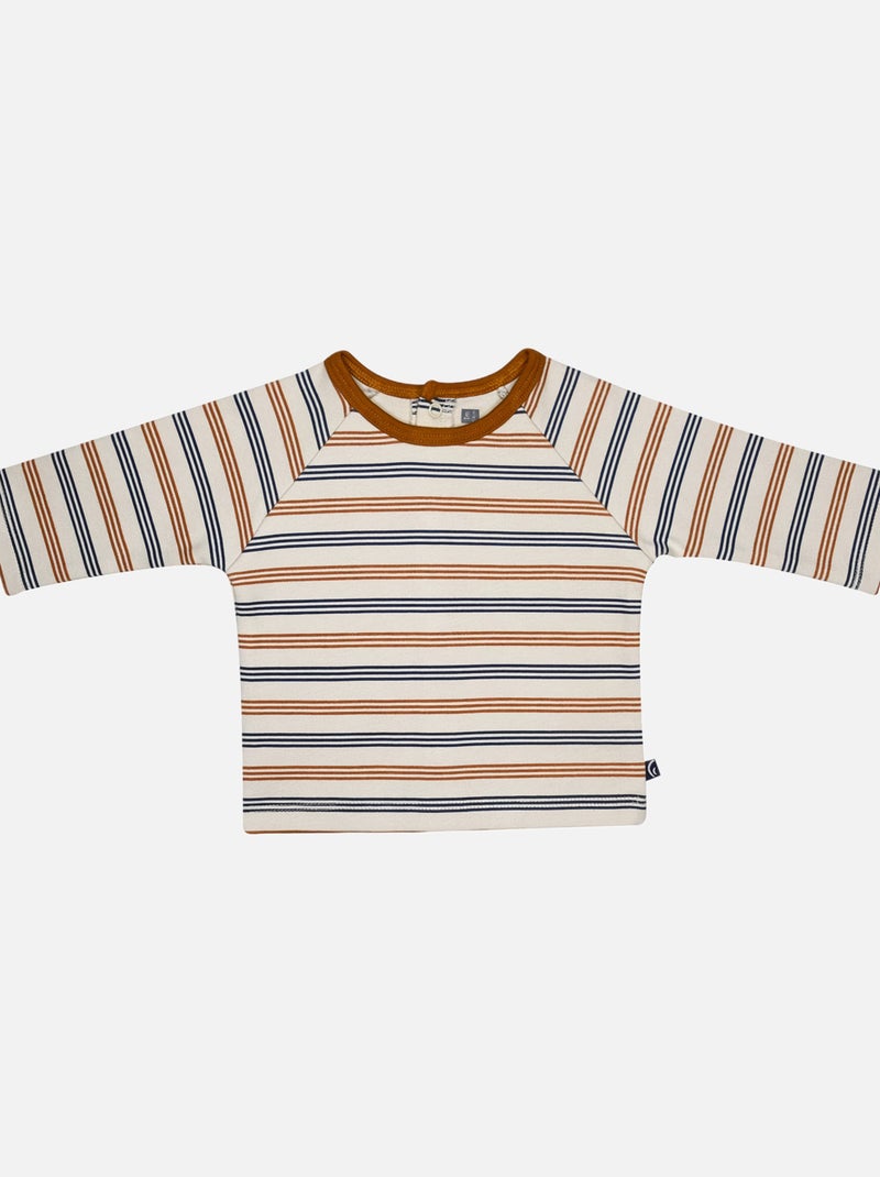 TEE SHIRT SALOPETTE IBRAHIM TWILL LONG NAISSANCE Bleu - Kiabi