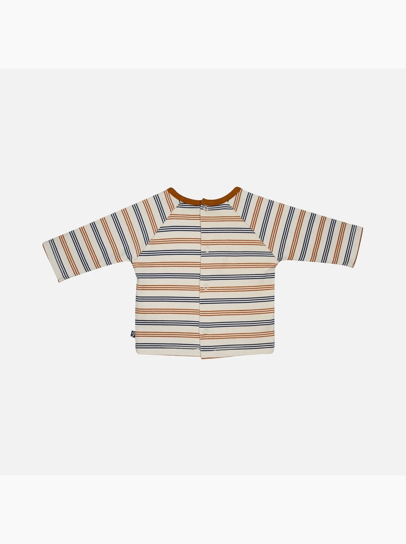 TEE SHIRT SALOPETTE IBRAHIM TWILL LONG NAISSANCE Bleu - Kiabi