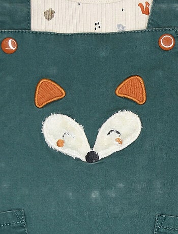 TEE SHIRT SALOPETTE INDUMA TWILL LONG NAISSANCE