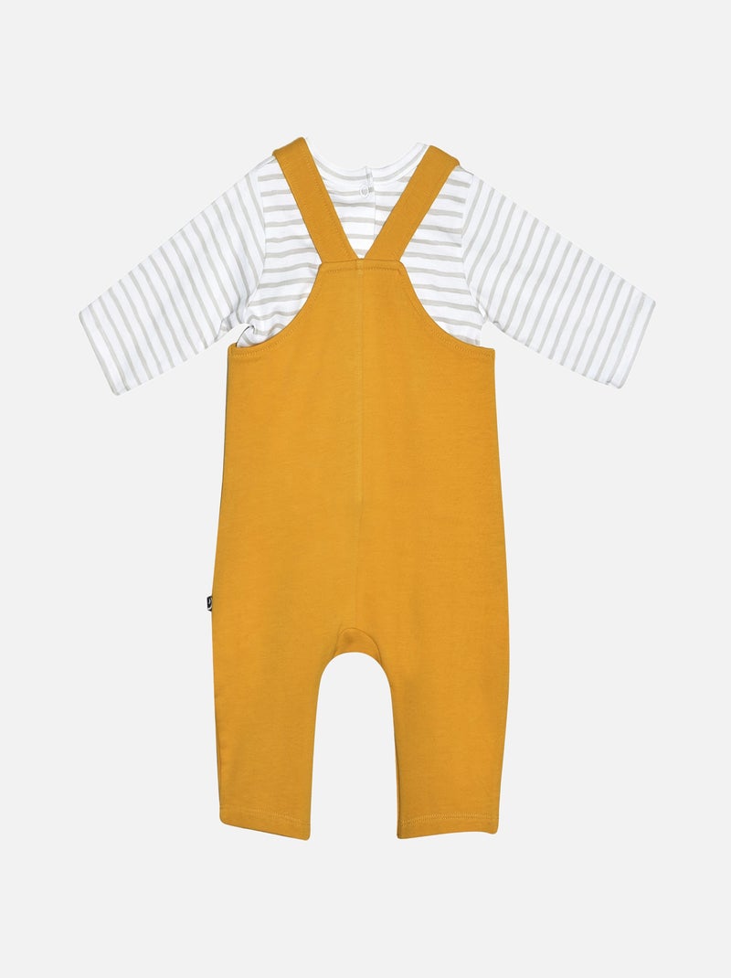 TEE SHIRT SALOPETTE JAUNE ENDER Jaune - Kiabi