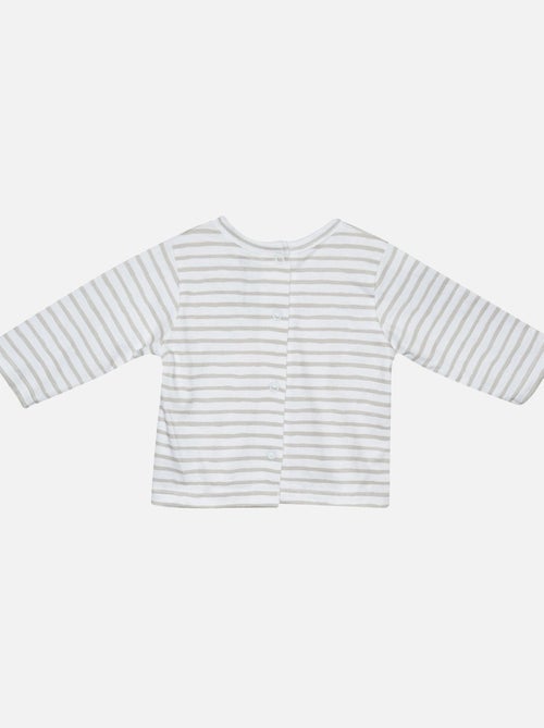 TEE SHIRT SALOPETTE JAUNE ENDER - Kiabi