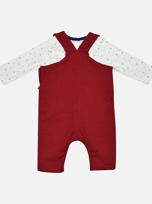 TEE SHIRT SALOPETTE JEOFFREY MOLLETON LONG BEBE - Kiabi