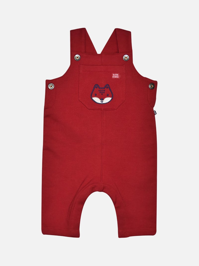 TEE SHIRT SALOPETTE JEOFFREY MOLLETON LONG BEBE Rouge - Kiabi