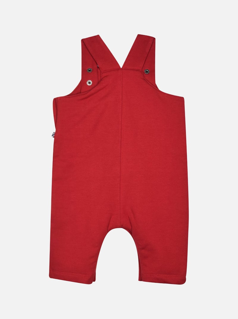 TEE SHIRT SALOPETTE JEOFFREY MOLLETON LONG BEBE Rouge - Kiabi