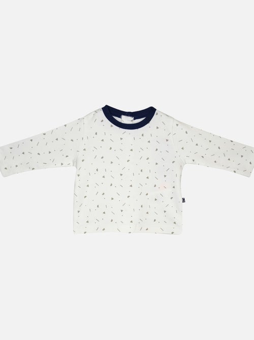 TEE SHIRT SALOPETTE JEOFFREY MOLLETON LONG BEBE - Kiabi