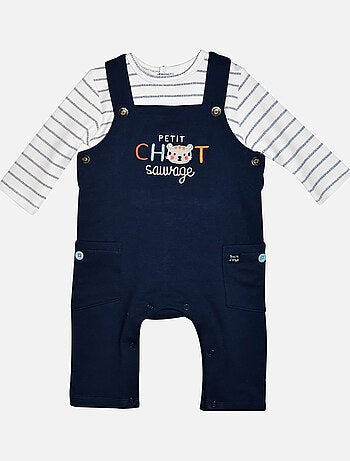 TEE SHIRT SALOPETTE JESON MOLLETON LONG BEBE