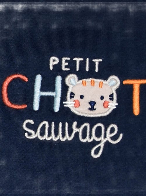 TEE SHIRT SALOPETTE JESON MOLLETON LONG BEBE - Kiabi