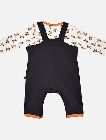 TEE SHIRT SALOPETTE JOEY MOLLETON LONG BEBE