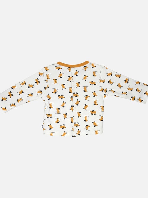 TEE SHIRT SALOPETTE JOEY MOLLETON LONG BEBE - Kiabi