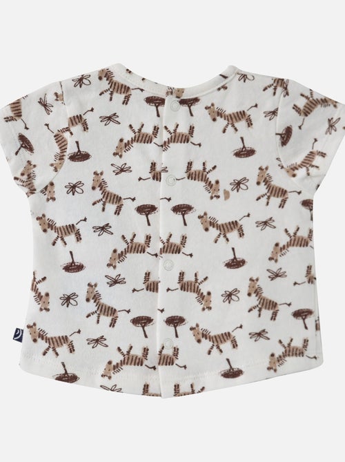 TEE SHIRT SALOPETTE ROUGE ELOÏSE - Kiabi