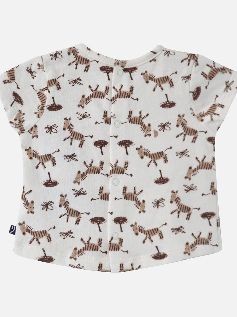 TEE SHIRT SALOPETTE ROUGE ELOÏSE Rouge - Kiabi