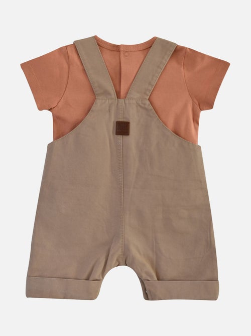 TEE SHIRT SALOPETTE TWILL ERNEST - Kiabi