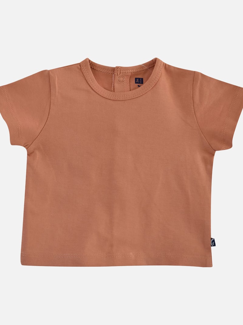TEE SHIRT SALOPETTE TWILL ERNEST Beige - Kiabi