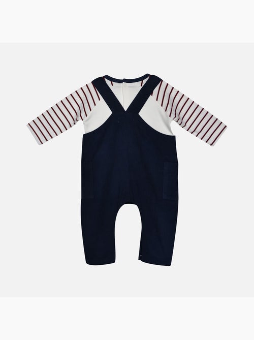 TEE SHIRT + SALOPETTE VELOURS FLORENTIN - Kiabi