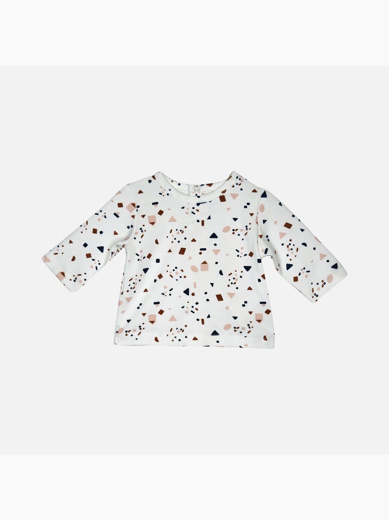 TEE SHIRT + SALOPETTE VELOURS FRANKY Rouge - Kiabi