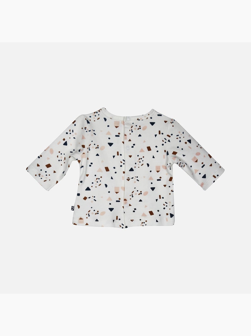 TEE SHIRT + SALOPETTE VELOURS FRANKY Rouge - Kiabi