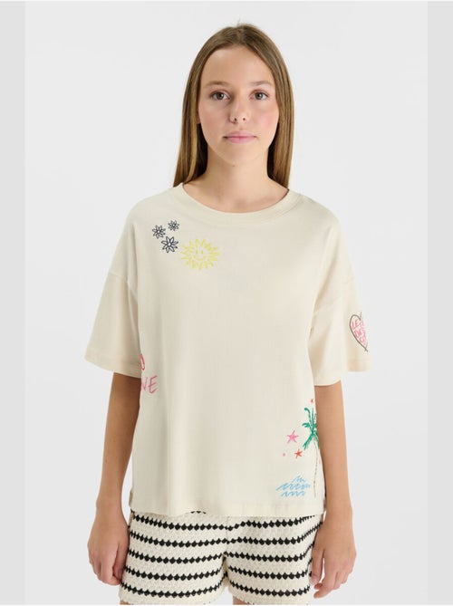 Tee-Shirt SAMOGI 'Le Temps Des Cerises' - Kiabi