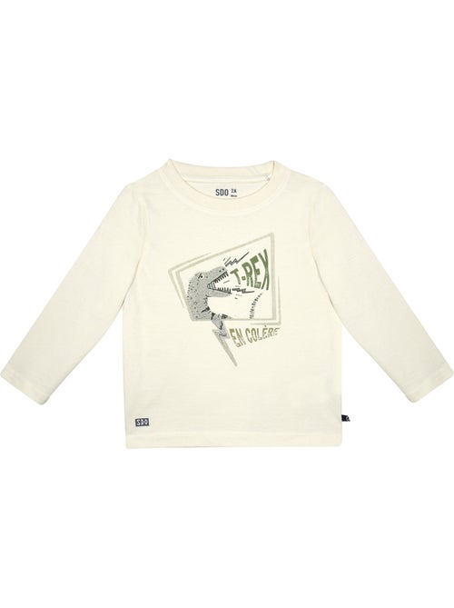 Tee shirt samy jersey manches longues - Kiabi Tee shirt samy jersey manches longues - Kiabi