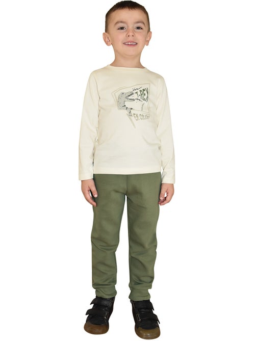 Tee shirt samy jersey manches longues - Kiabi Tee shirt samy jersey manches longues - Kiabi
