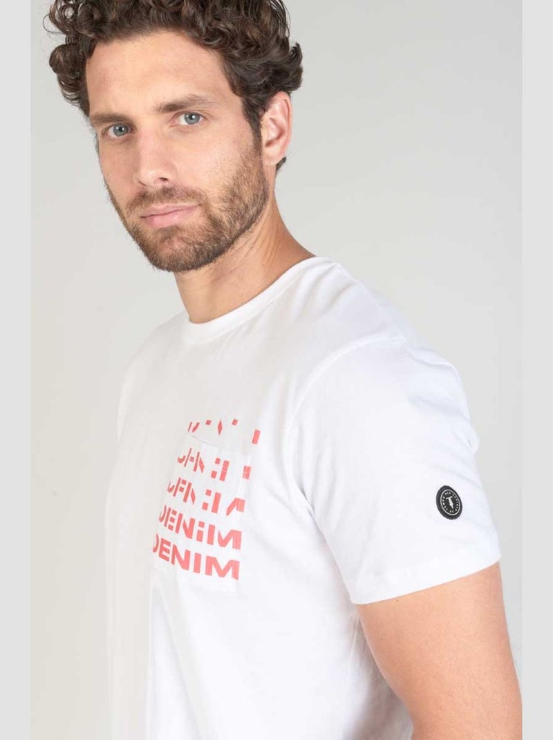 Tee-Shirt SAROS 'Le Temps Des Cerises' Blanc - Kiabi