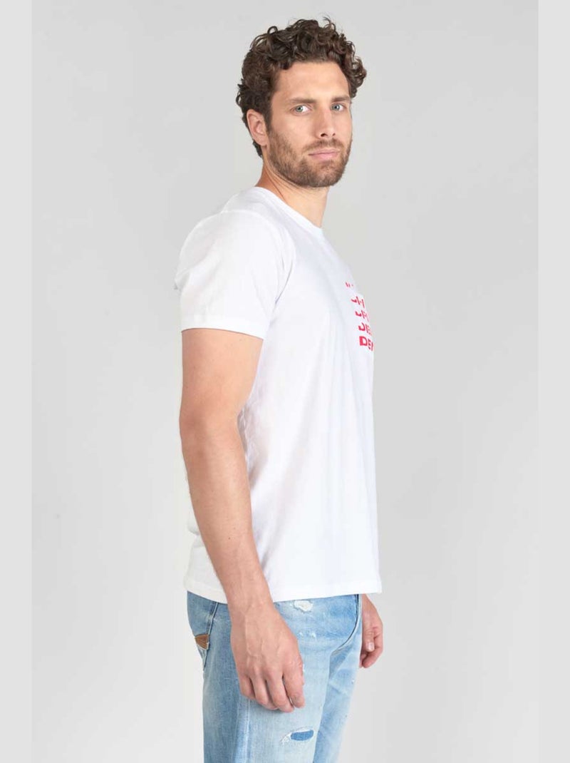 Tee-Shirt SAROS 'Le Temps Des Cerises' Blanc - Kiabi