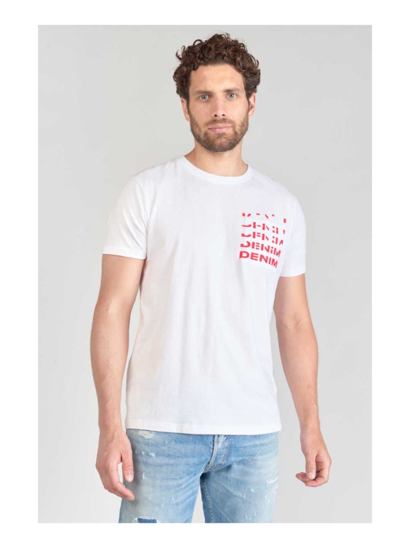 Tee-Shirt SAROS 'Le Temps Des Cerises' Blanc - Kiabi