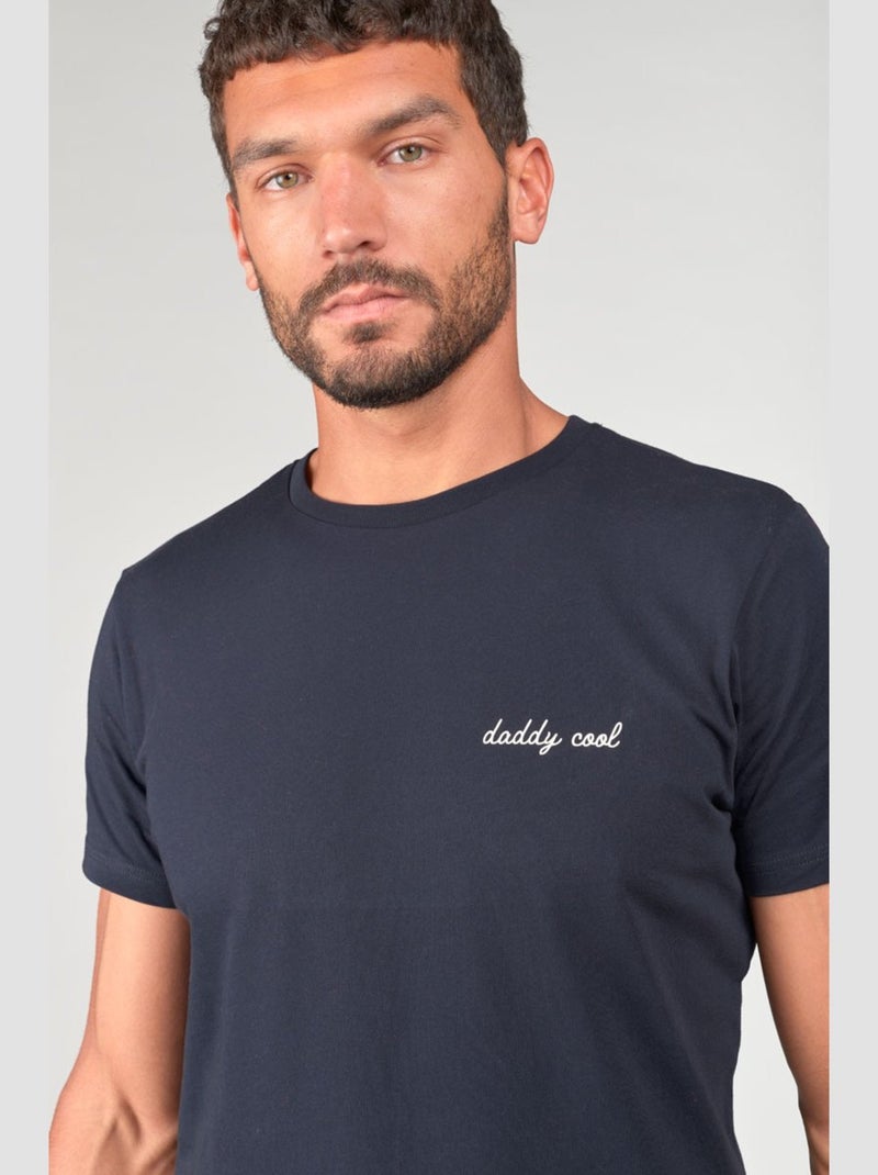 Tee-Shirt SCULLY 'Le Temps Des Cerises' Bleu - Kiabi