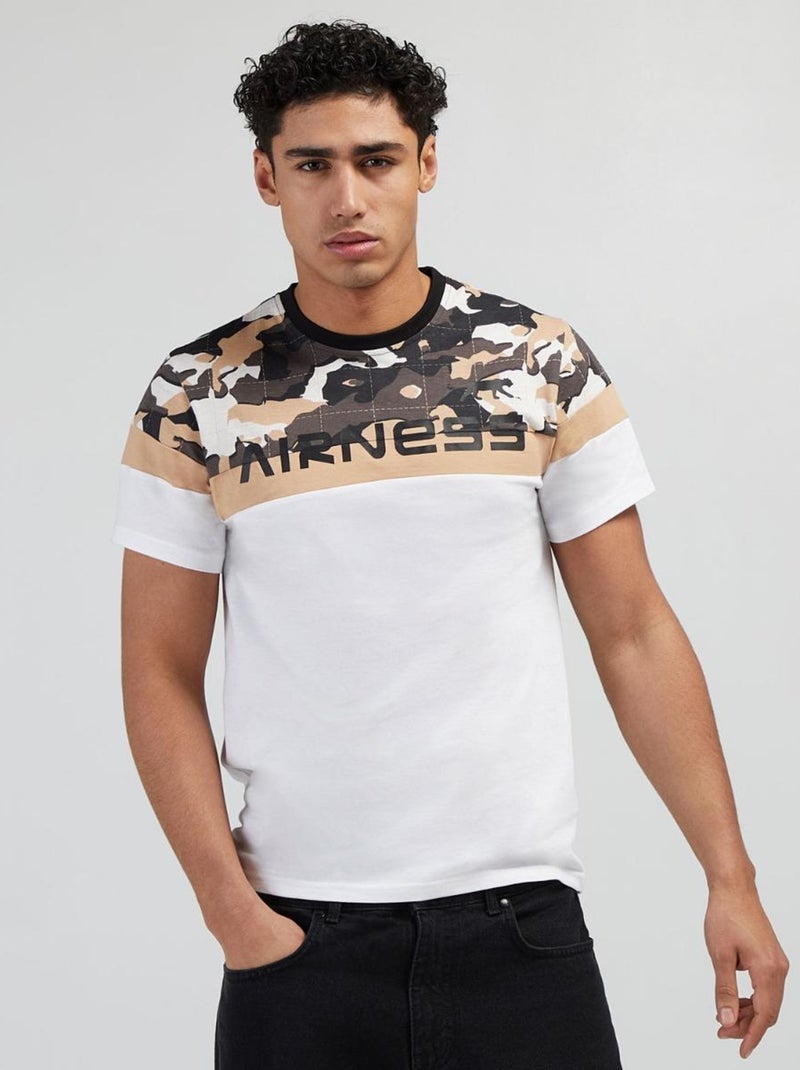 TEE SHIRT SECTION Airness Blanc - Kiabi