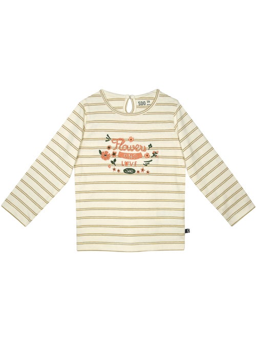 Tee shirt segolaine manches longues - Kiabi
