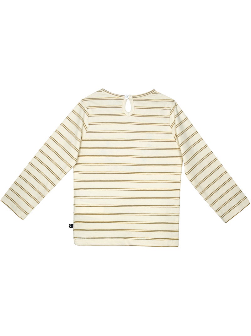 Tee shirt segolaine manches longues Beige - Kiabi