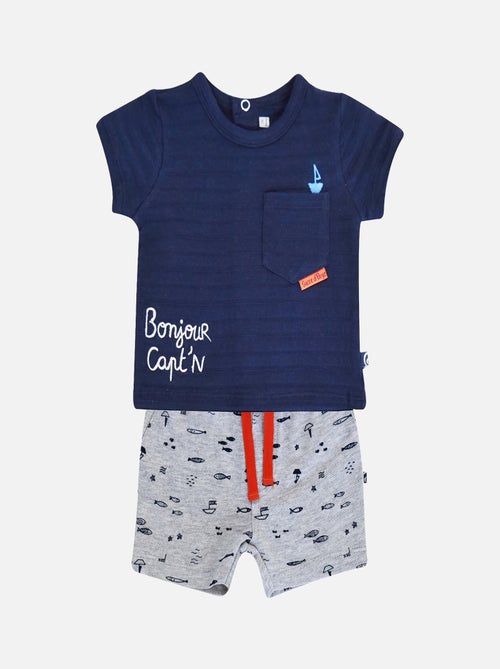 TEE SHIRT SHORT ELIOT NAISSANCE - Kiabi