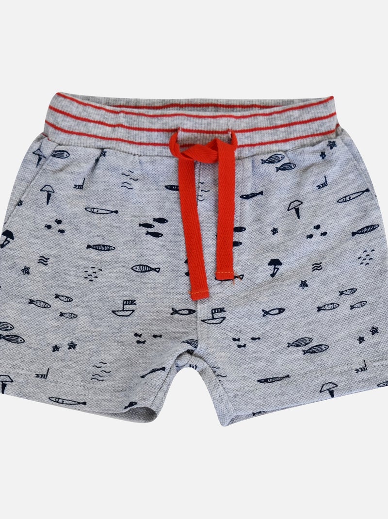 TEE SHIRT SHORT ELIOT NAISSANCE Bleu - Kiabi