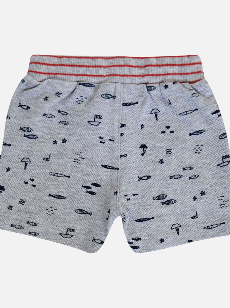 TEE SHIRT SHORT ELIOT NAISSANCE Bleu - Kiabi