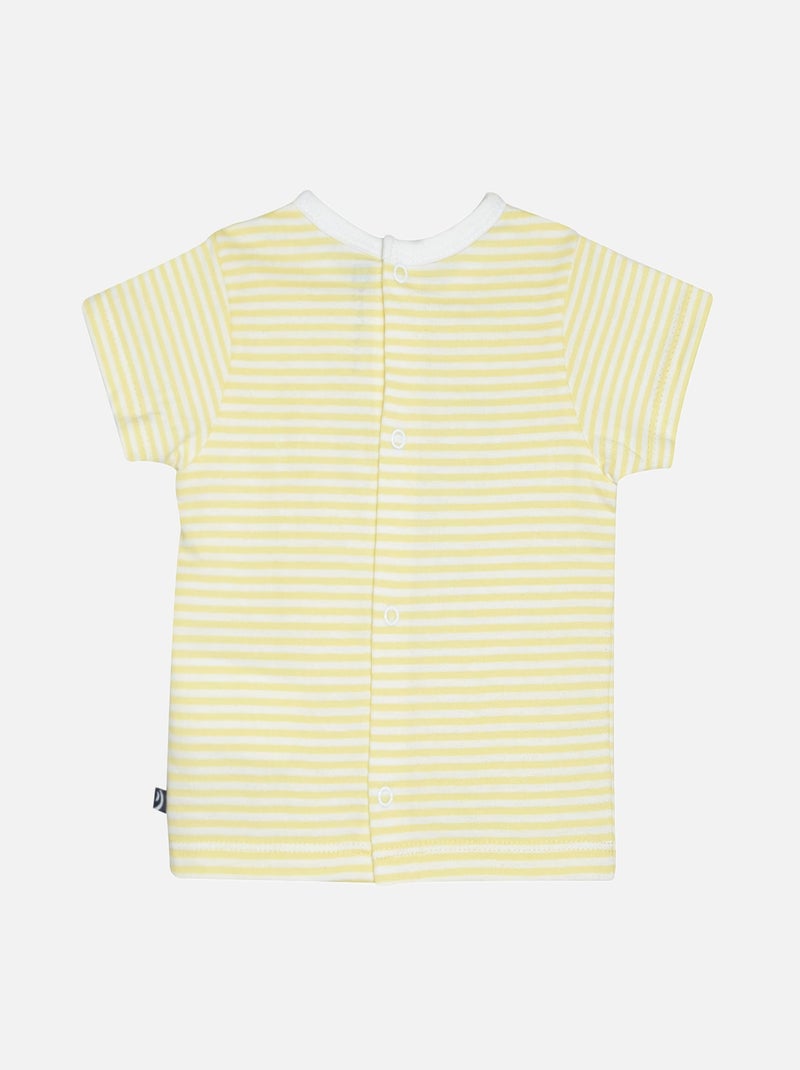TEE SHIRT SHORT GECKO BEBE Blanc - Kiabi