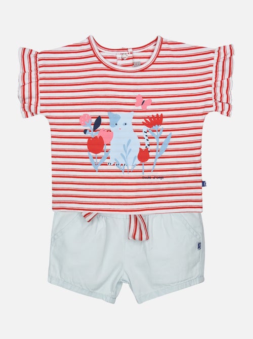 TEE SHIRT SHORT GLORIA BEBE - Kiabi