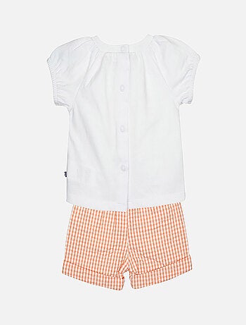 TEE SHIRT SHORT GRACE MANCHES COURTES BEBE