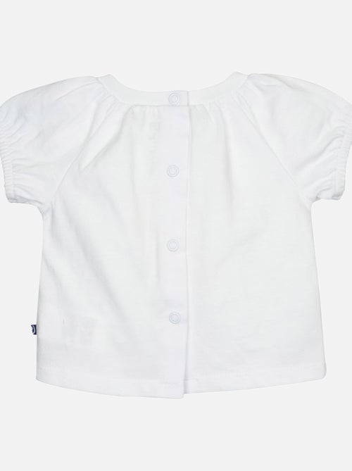 TEE SHIRT SHORT GRACE MANCHES COURTES BEBE - Kiabi