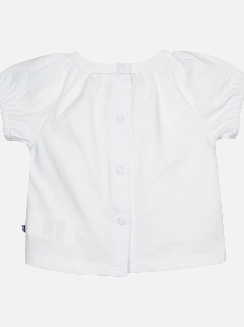 TEE SHIRT SHORT GRACE MANCHES COURTES BEBE Orange - Kiabi