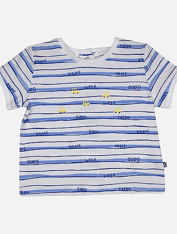 TEE SHIRT SHORT LARBI MAILLE PIQUEE BEBE