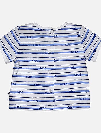 TEE SHIRT SHORT LARBI MAILLE PIQUEE BEBE