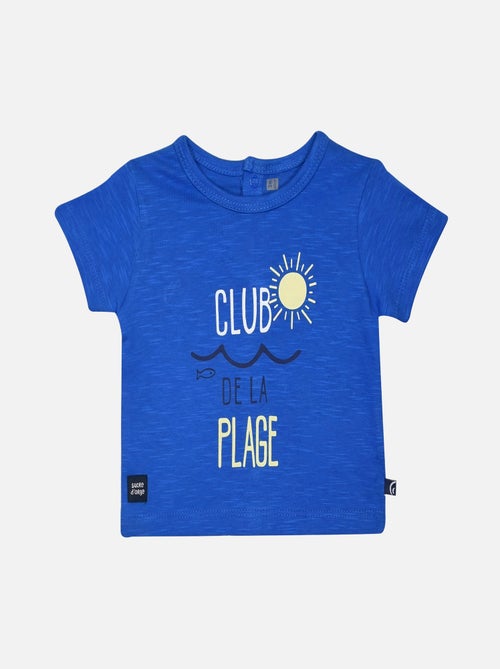 TEE SHIRT SHORTS GRIZZLI BEBE - Kiabi