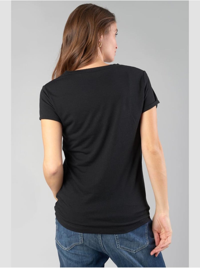 Tee-Shirt SMALLVTR 'Le Temps Des Cerises' Noir - Kiabi