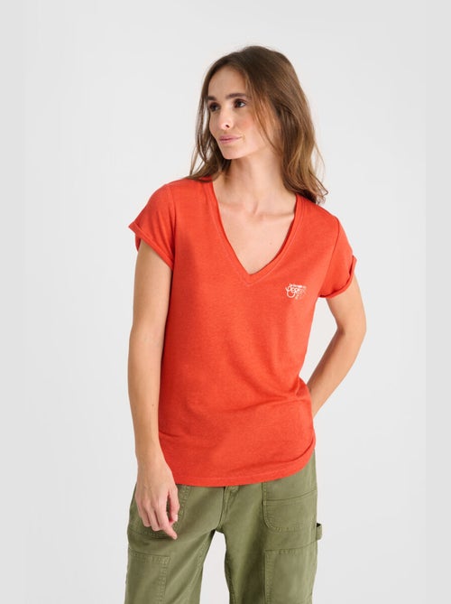 Tee-Shirt SMALLVTR 'Le Temps Des Cerises' - Kiabi