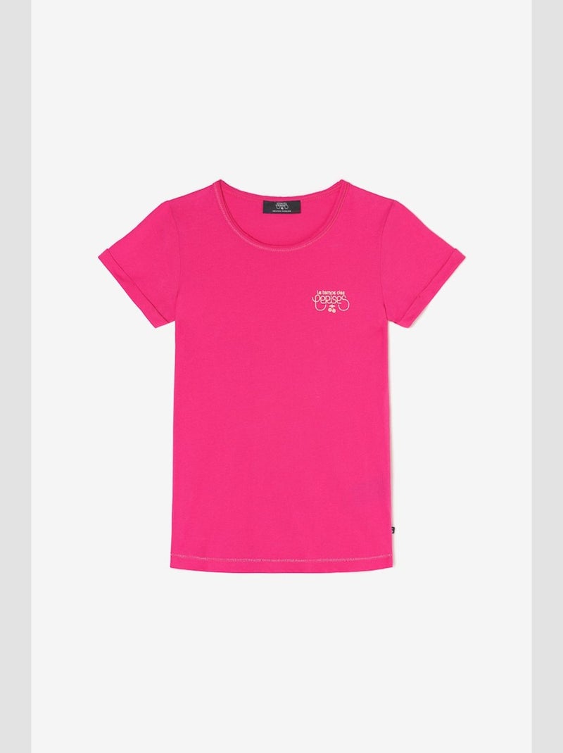 Tee-Shirt SMLTRAGI 'Le Temps Des Cerises' Rose - Kiabi