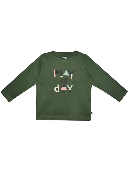Tee shirt sohann interlock manches longues - Kiabi