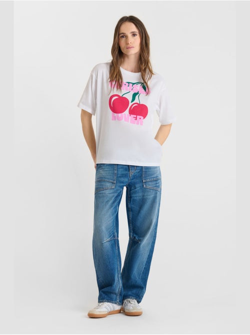 Tee-Shirt SPEARS 'Le Temps Des Cerises' - Kiabi Tee-Shirt SPEARS 'Le Temps Des Cerises' - Kiabi