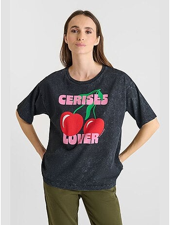 Tee-shirt spears 'le temps des cerises'