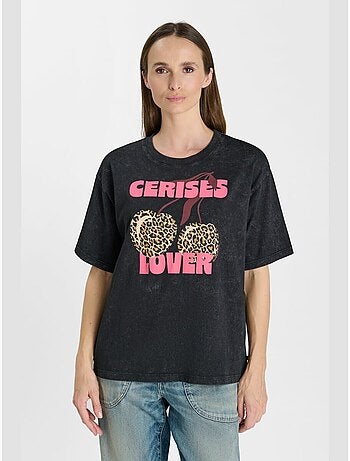 Tee-shirt spiky 'le temps des cerises'