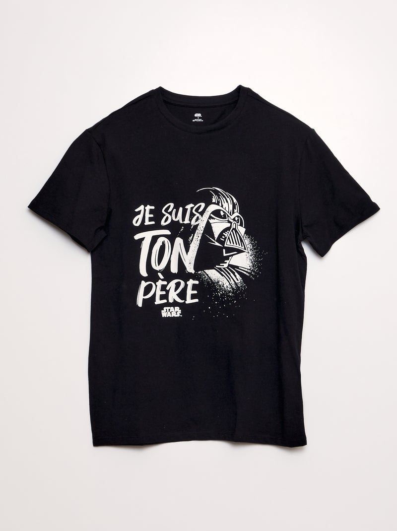Tee-shirt 'Star Wars' - 100 ans de 'Disney' Noir - Kiabi