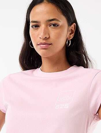 Tee-shirt 'Stitch' cropped 'Disney'